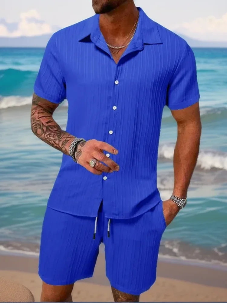 Men's beach suit shirt Sports casual breathable