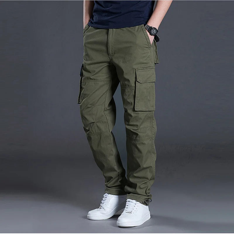 Men's Cargo Pants Summer Spring Cotton Work Wear