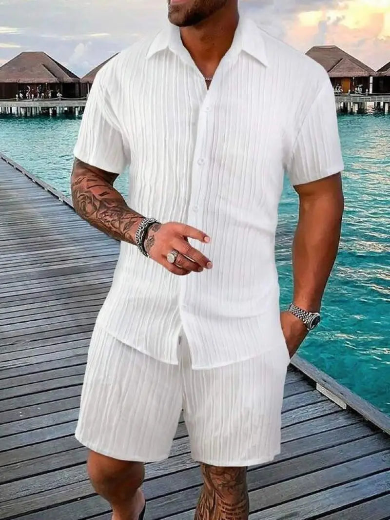 Men's beach suit shirt Sports casual breathable