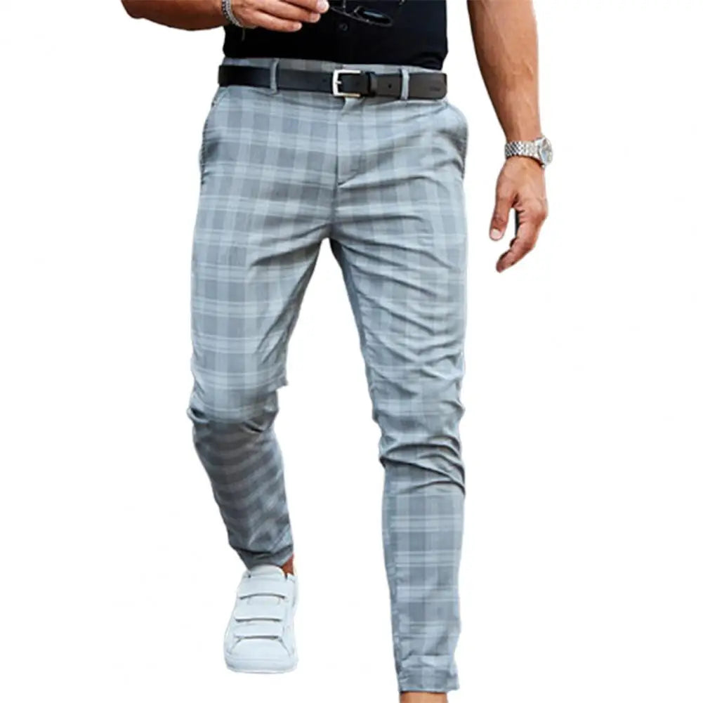 Pants Business Casual Straight Leg Slim Pants