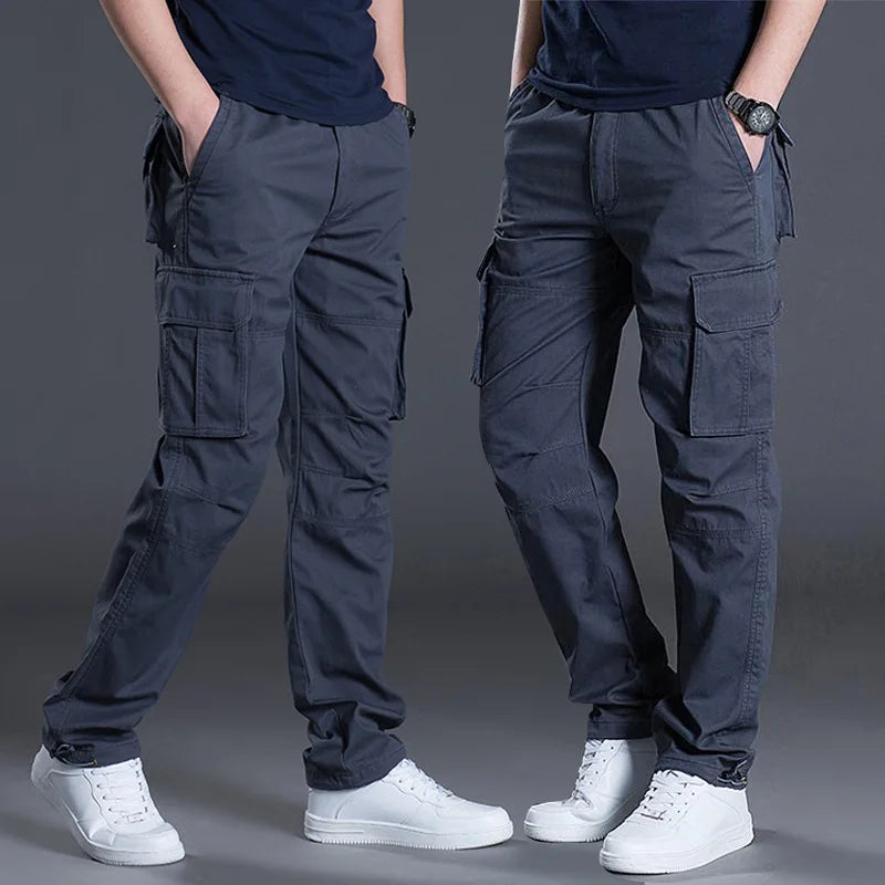 Men's Cargo Pants Summer Spring Cotton Work Wear