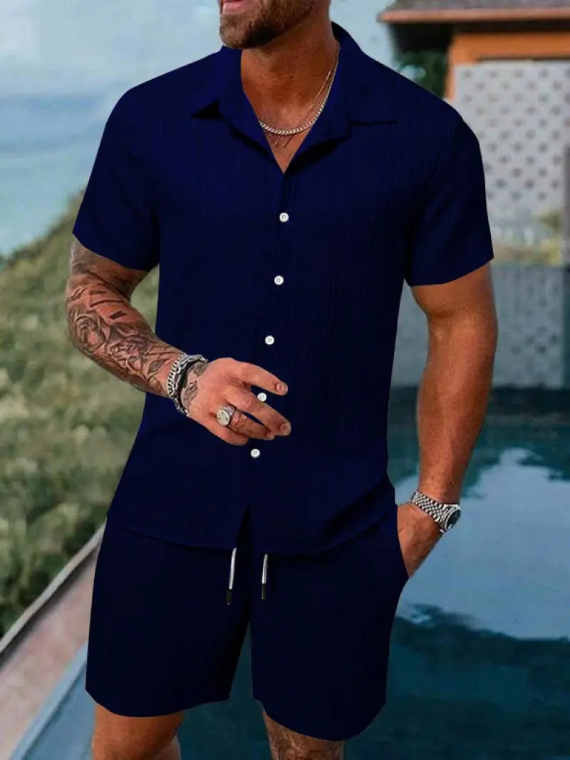 Men's beach suit shirt Sports casual breathable