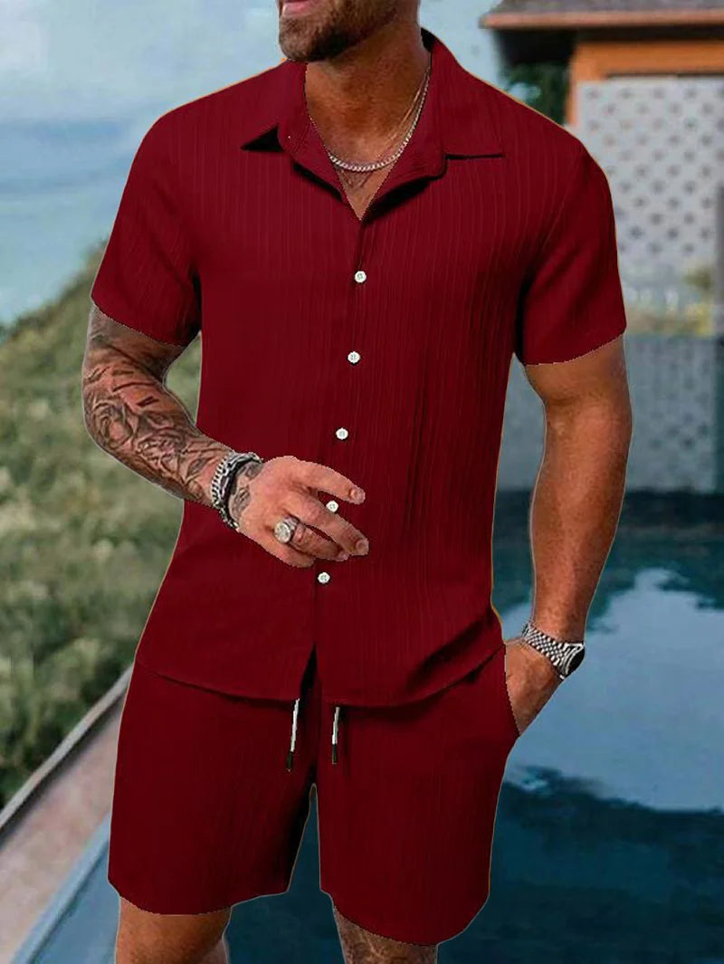 Men's beach suit shirt Sports casual breathable