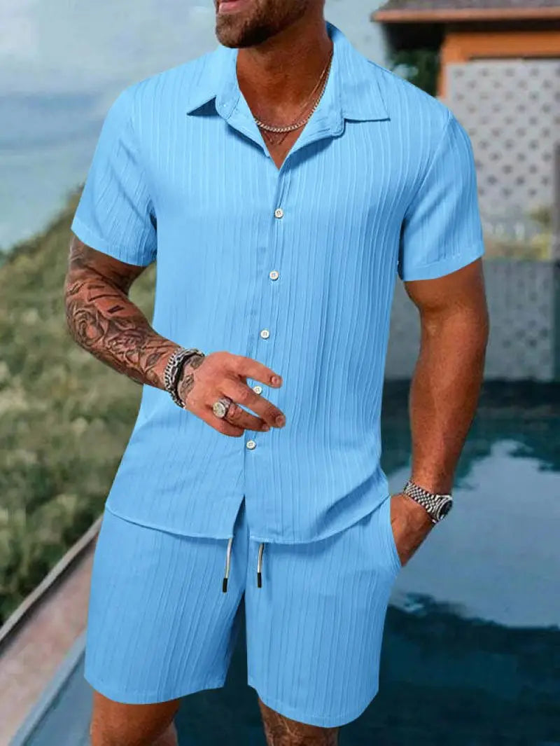 Men's beach suit shirt Sports casual breathable