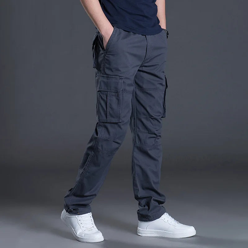 Men's Cargo Pants Summer Spring Cotton Work Wear