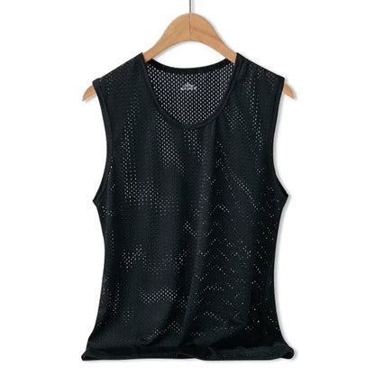 Tank Tops Silk Vest Outer Wear Quick-Drying T-Shirts