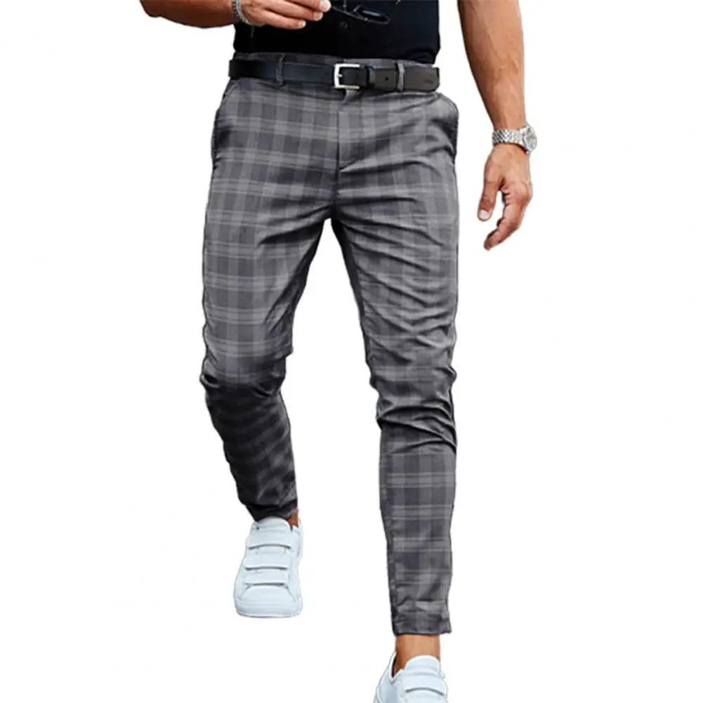 Pants Business Casual Straight Leg Slim Pants