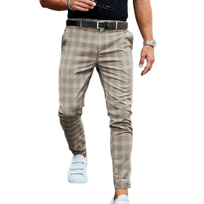 Pants Business Casual Straight Leg Slim Pants